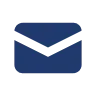 Icon of a blue briefcase with a dark blue flap and handle.
